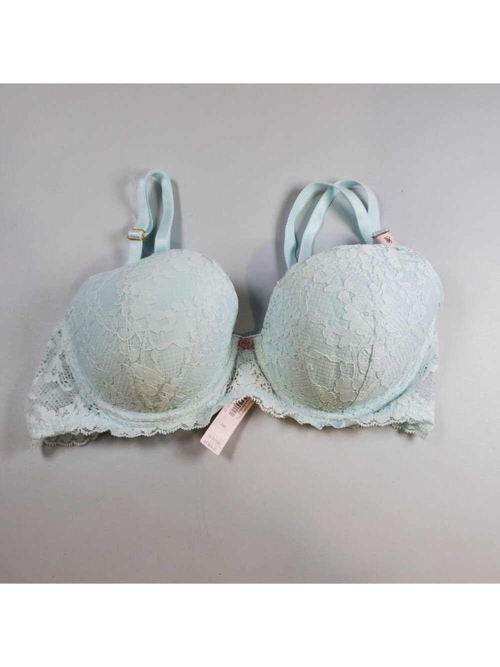 Victoria's Secret Lace Lightly Line Classic Coverage Demi Bra Women Size 34D NWT